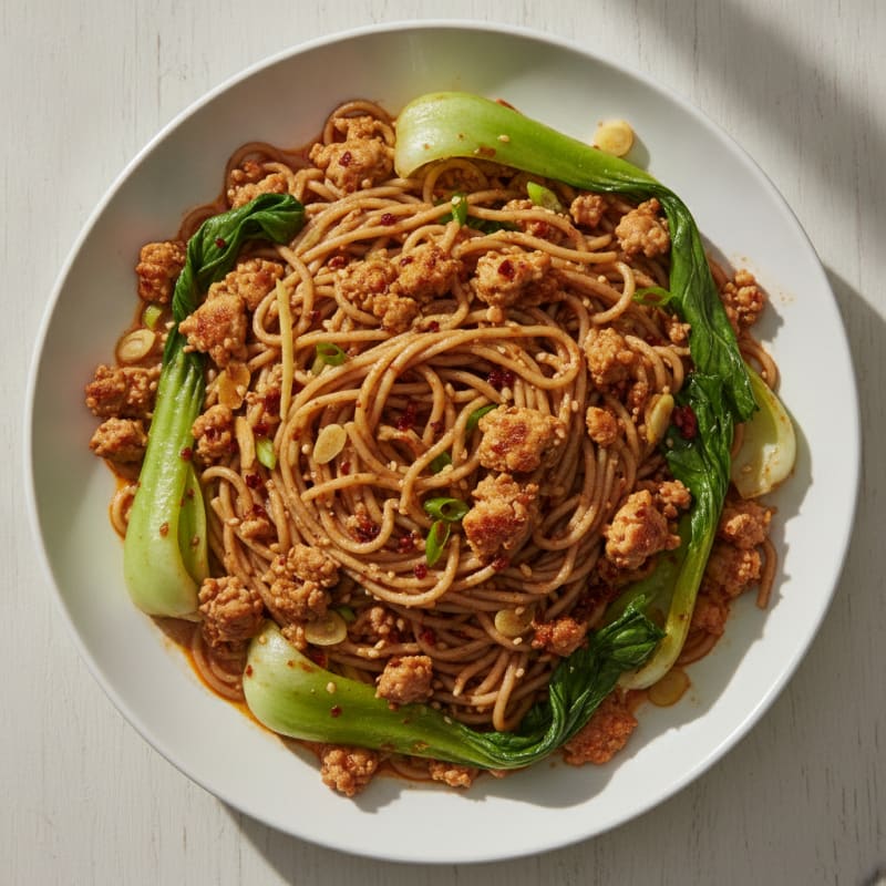 Sichuan Dan Dan Noodles with Chili Oil