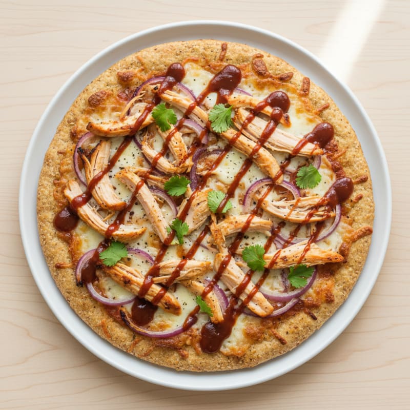 Crispy BBQ Chicken and Caramelized Onion Pizza