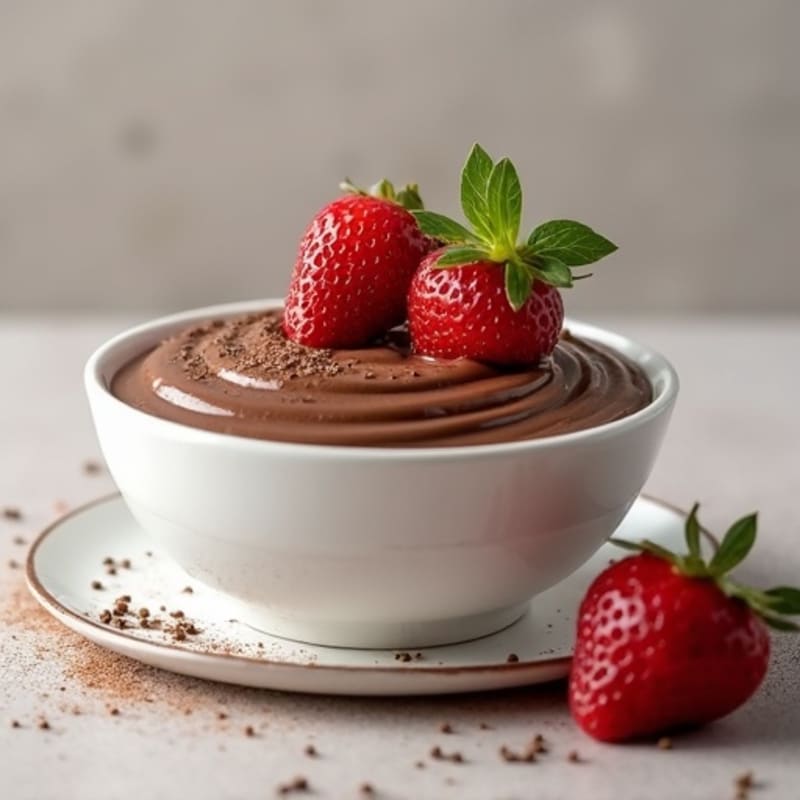 Silky Chocolate Protein Pudding