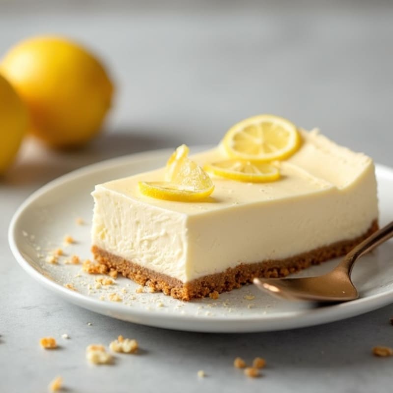 Silky Greek Yogurt Protein Cheesecake