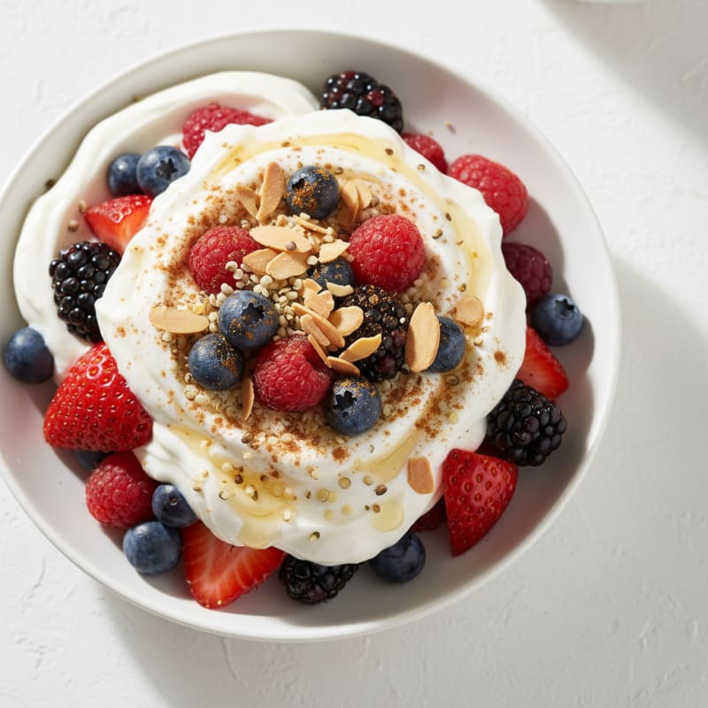 Creamy Greek Yogurt Berry Parfait