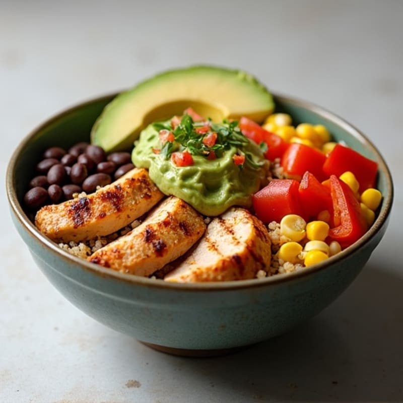 Spiced Black Bean Burrito Bowl