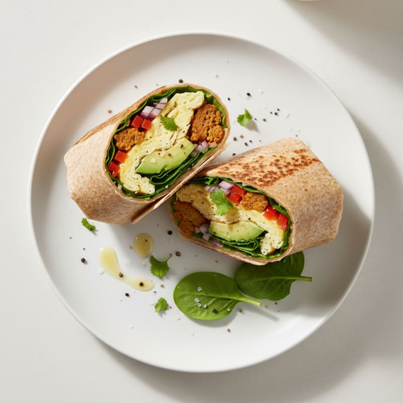 Hearty Breakfast Burrito with Chorizo