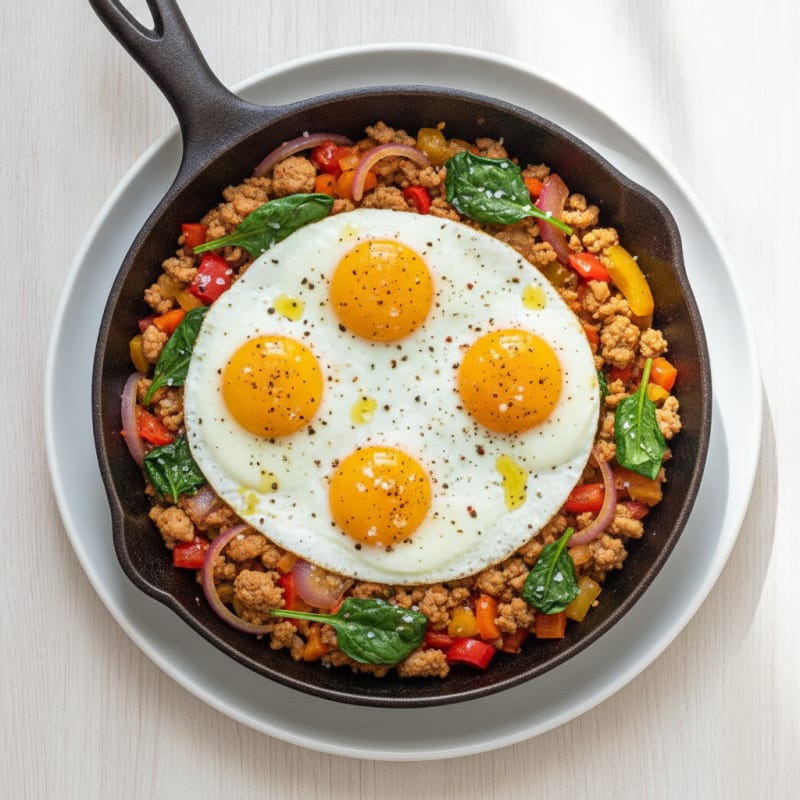 Hearty Grand Slam Breakfast Skillet