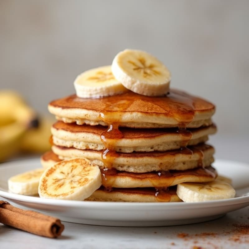 Protein-Packed Fluffy Banana Pancakes with Sweet Cinnamon