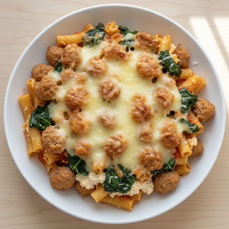 Baked Ziti with Italian Sausage