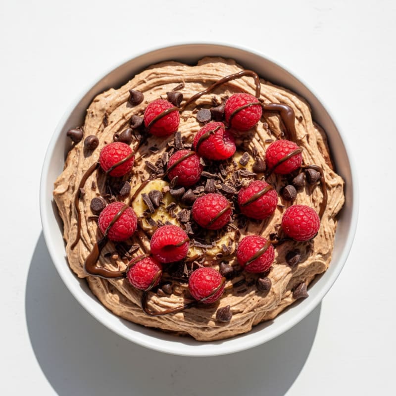 Chocolate Banana Greek Yogurt Protein Mousse