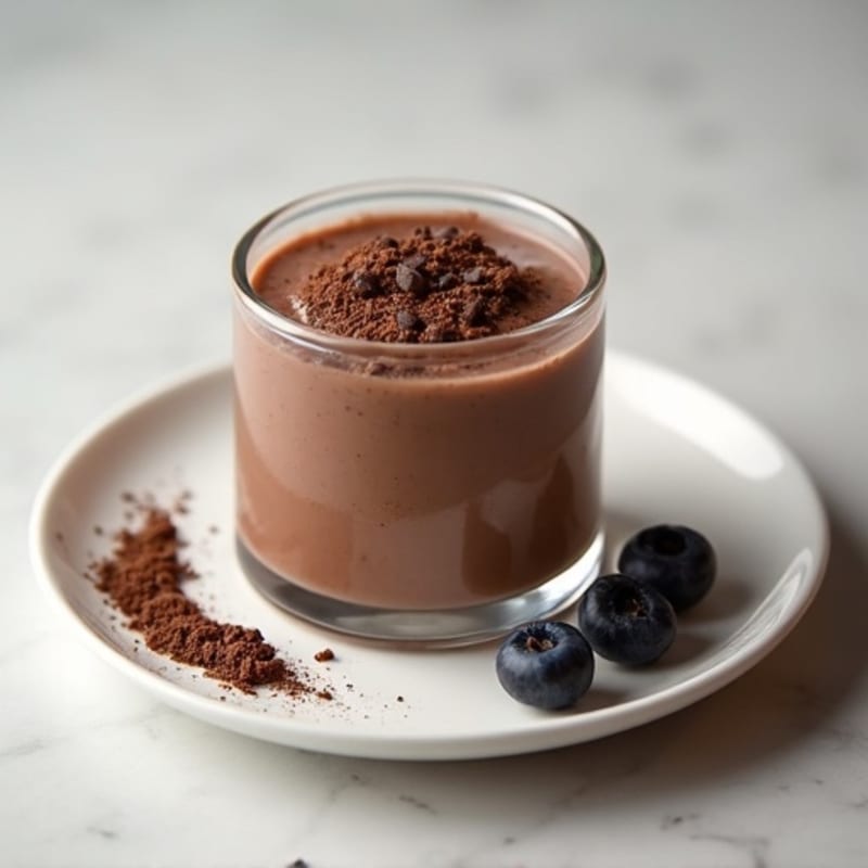 Silky Chocolate Protein Pudding with Greek Yogurt