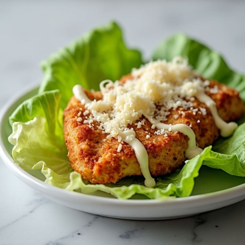 Crispy Chicken Caesar Lettuce Wrap