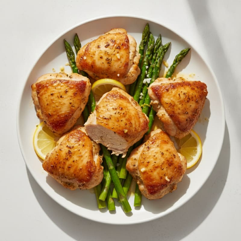 Lemon-Herb Roasted Chicken Thighs