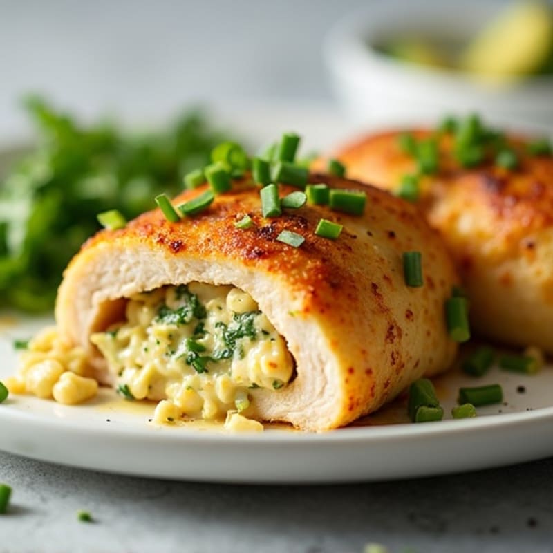 Creamy Spicy Jalapeño Stuffed Chicken