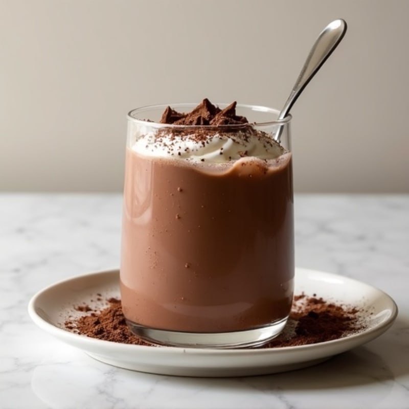Silky Chocolate Protein Pudding with Greek Yogurt