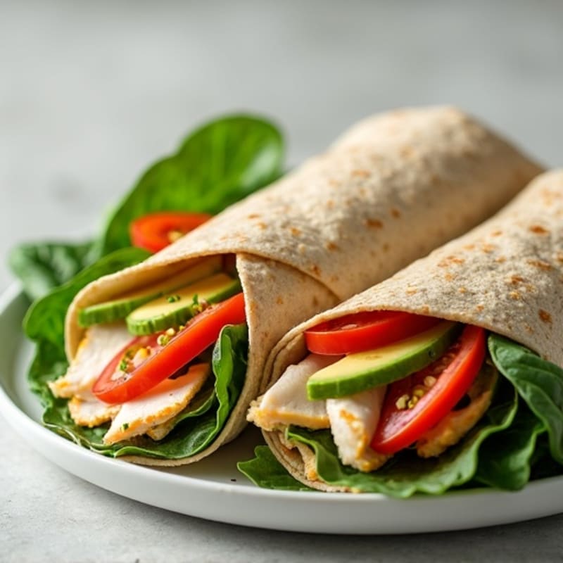 Fresh Turkey Avocado Wrap