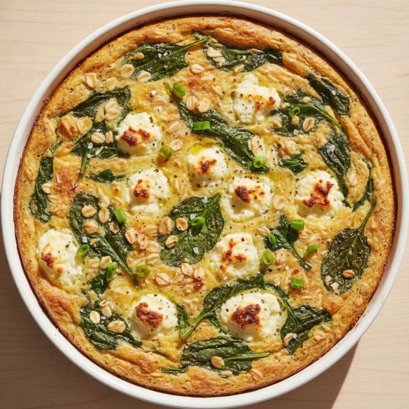 Savory Cottage Cheese Egg Bake