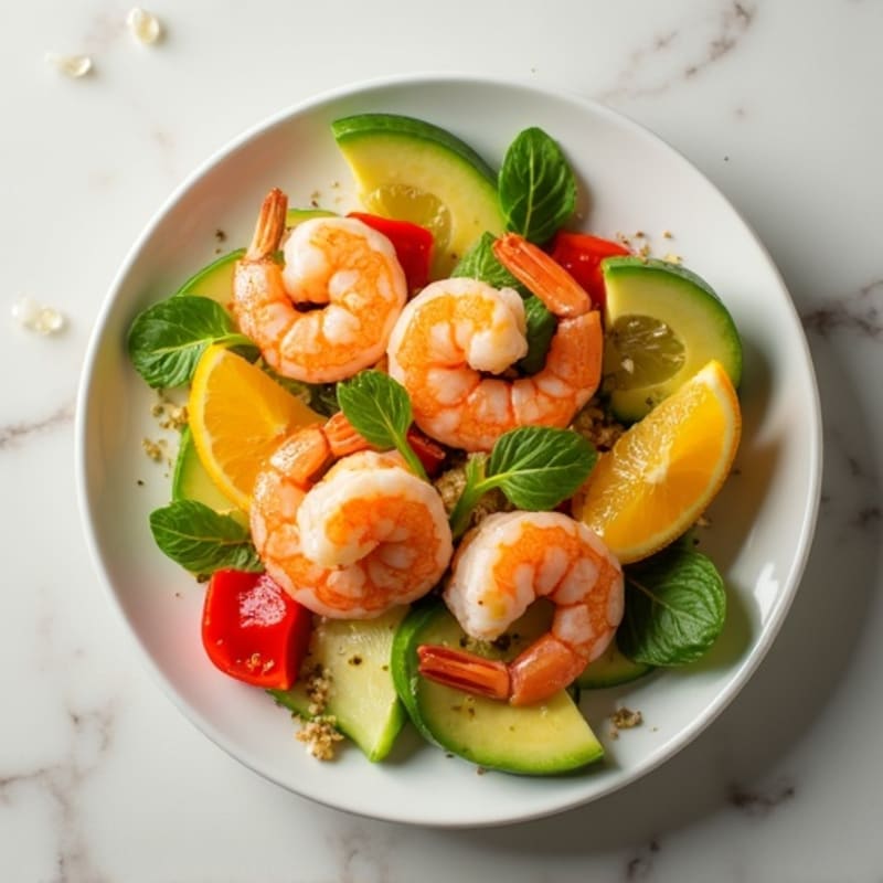 Fresh Citrus Shrimp with Creamy Avocado