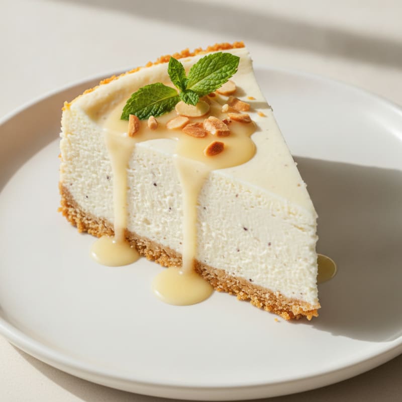 Creamy Greek Yogurt Protein Cheesecake