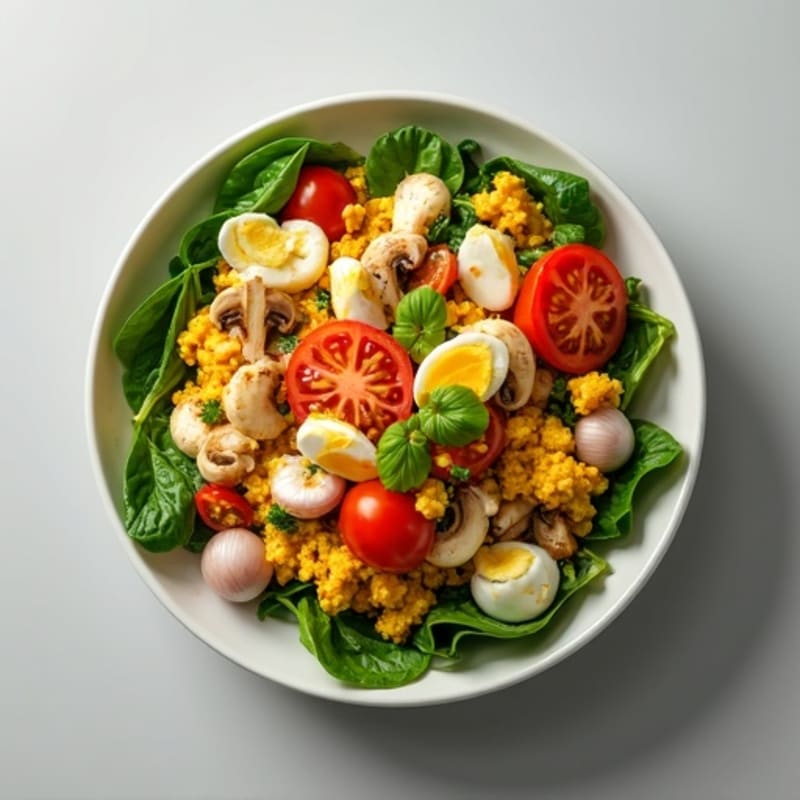 Loaded Fresh Veggie Scramble