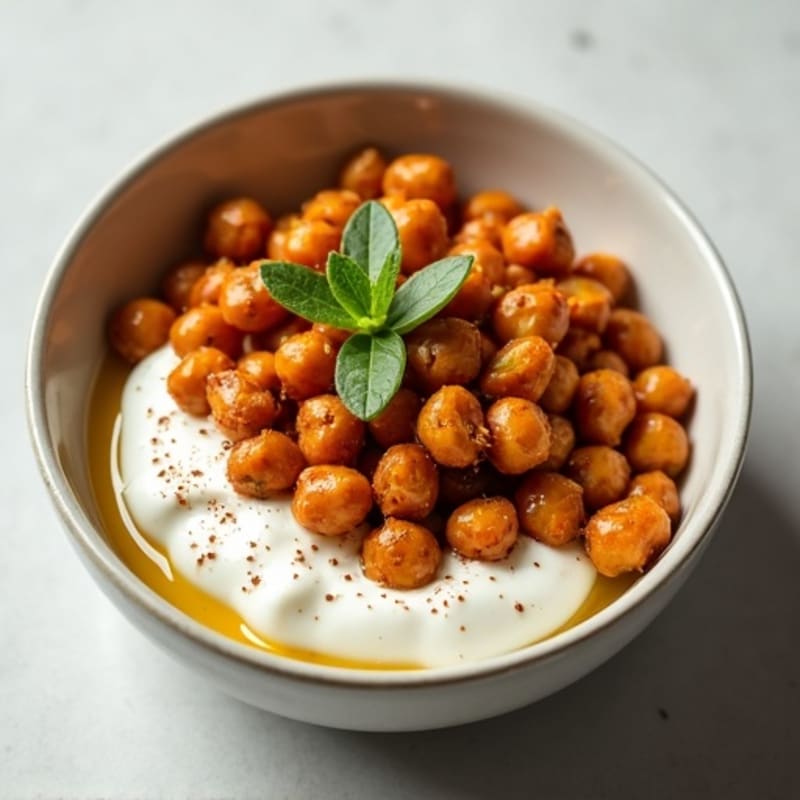 Crunchy Cinnamon Roasted Chickpeas