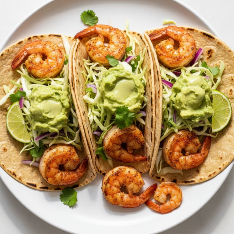 Smoky Chili-Lime Shrimp Tacos