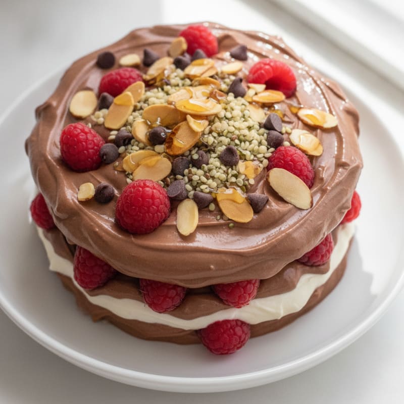 High-Protein Greek Yogurt Chocolate Parfait