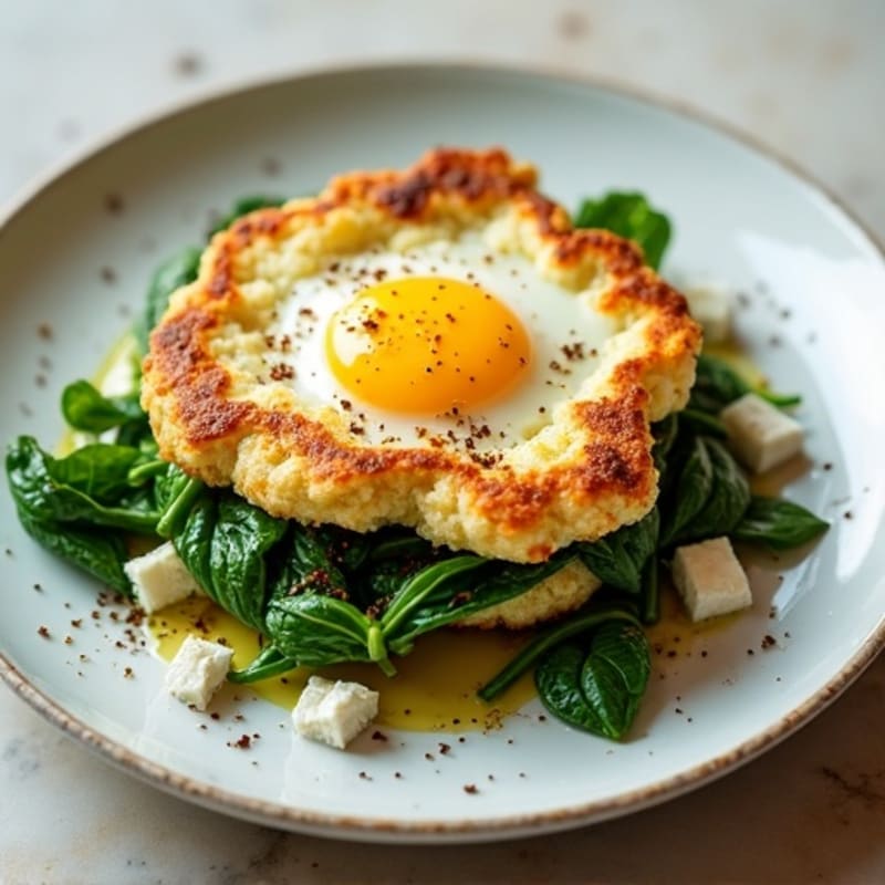 Crispy Baked Spinach and Feta