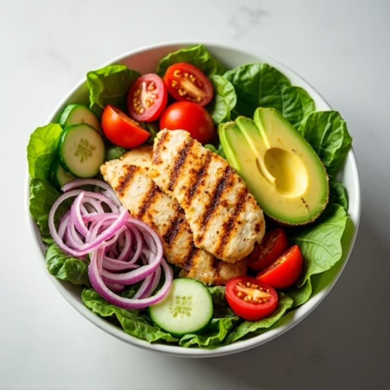Crisp Avocado Salad Bowl