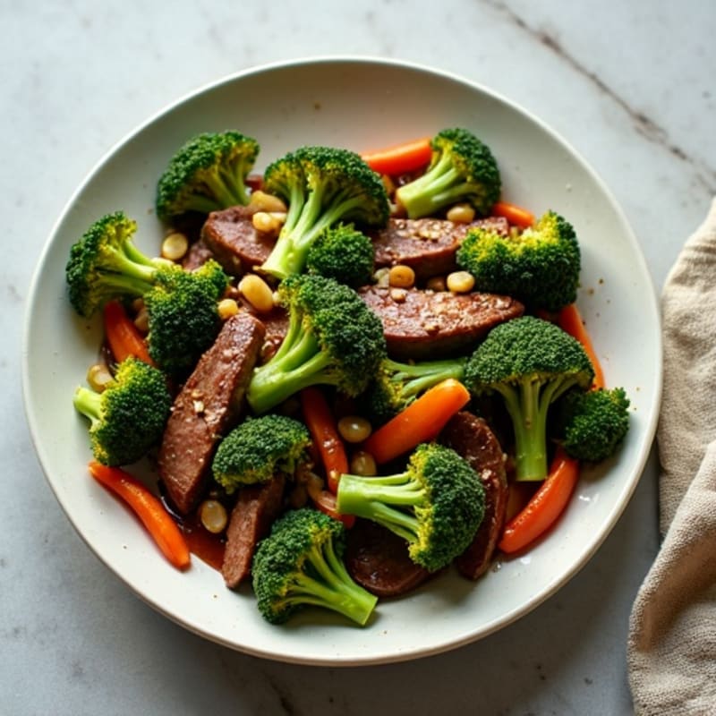 Garlic Ginger Beef and Broccoli Stir-Fry
