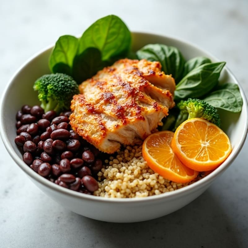 Crispy Citrus-Garlic Pulled Pork Bowl