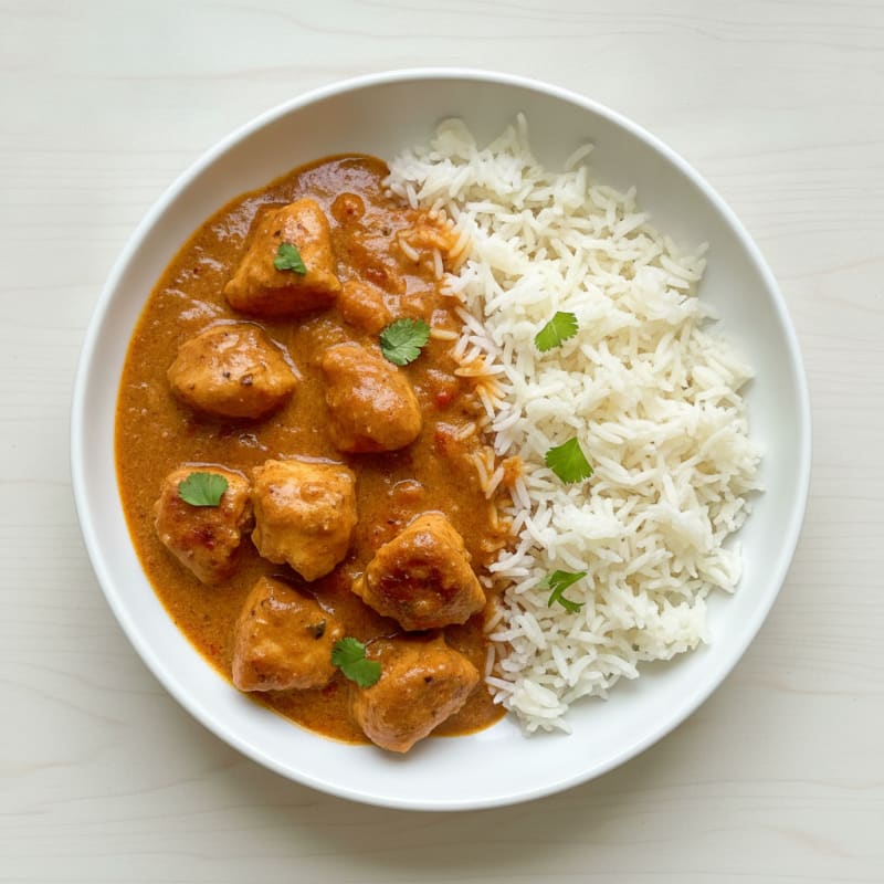 Spiced Butter Chicken with Basmati Rice