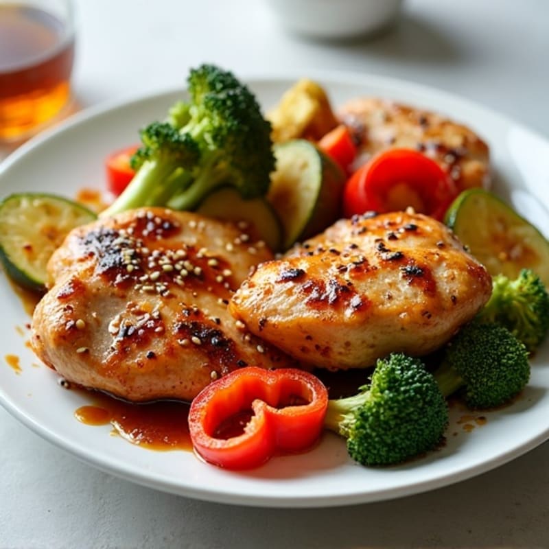 Sheet Pan Teriyaki Chicken and Roasted Vegetables