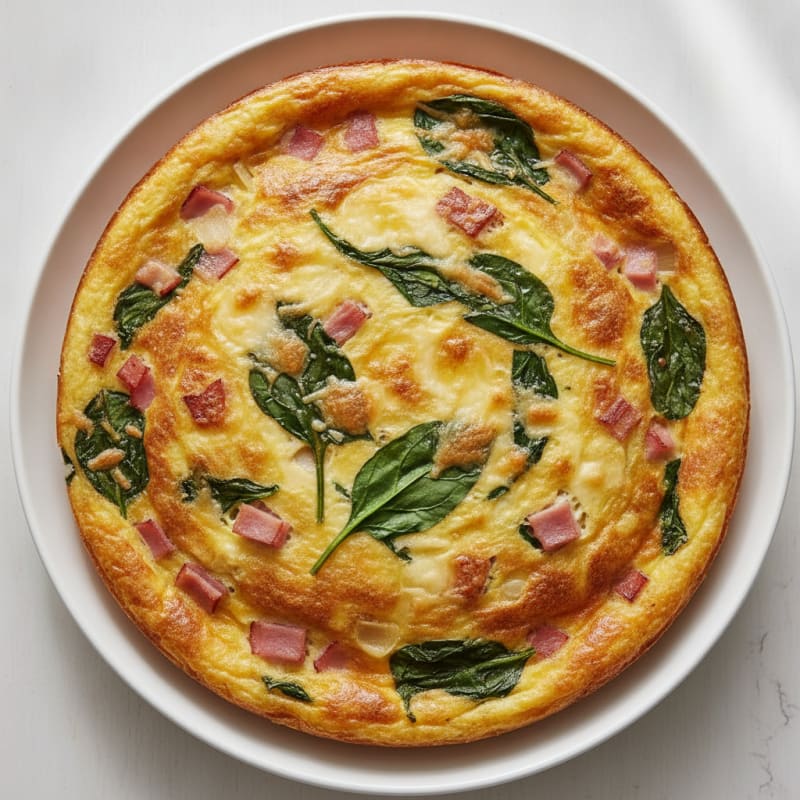 Savory Ham and Gruyère Crustless Quiche