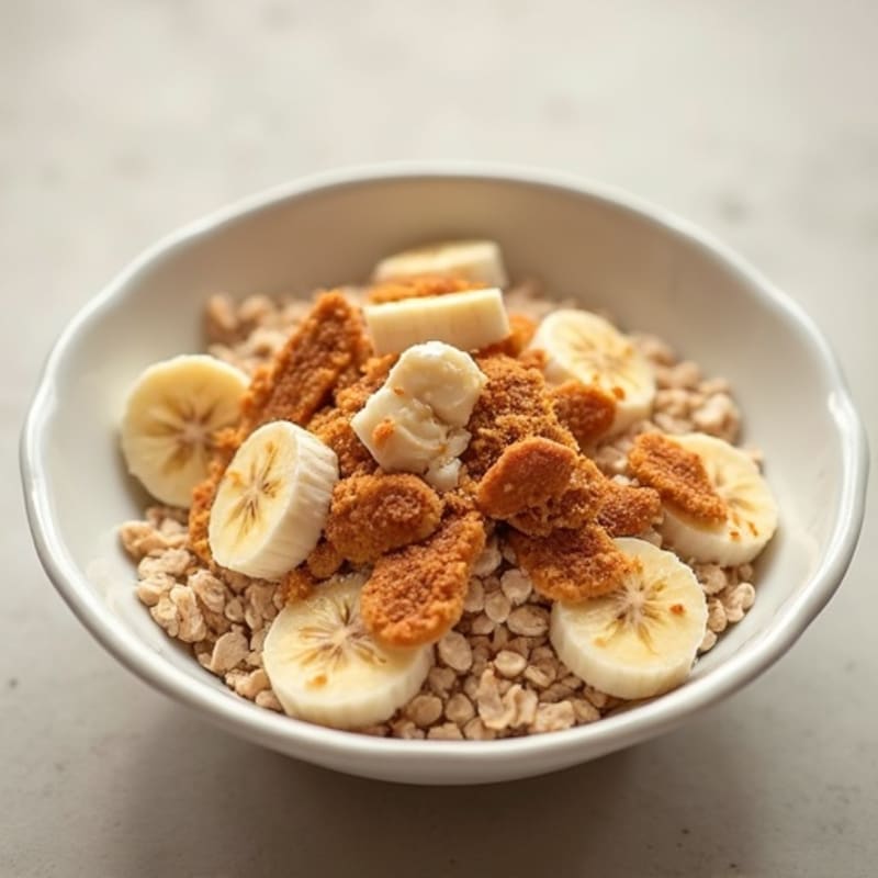 Protein-Packed Vanilla Almond Oatmeal Bowl