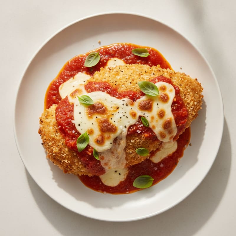 Baked Chicken Parmesan with Marinara