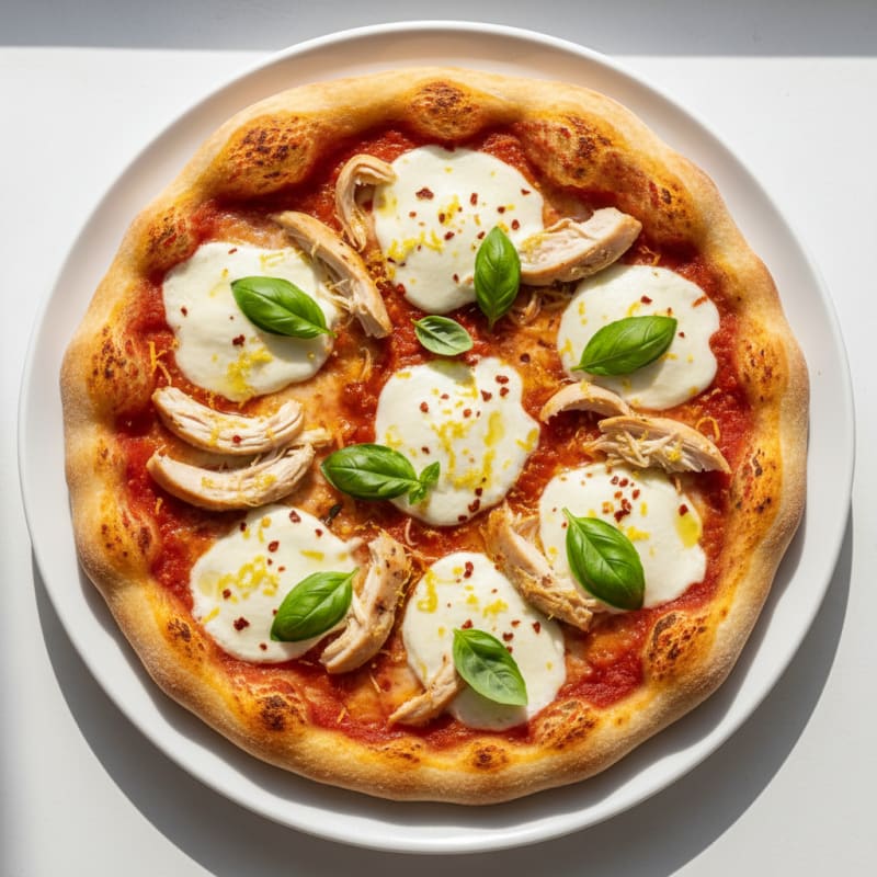 Golden Zesty Margherita Pizza