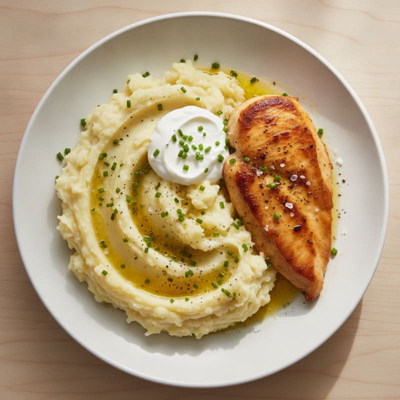 Buttery Garlic Mashed Potatoes