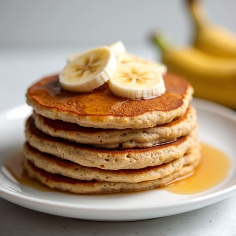 Protein-Packed Banana Oat Pancakes
