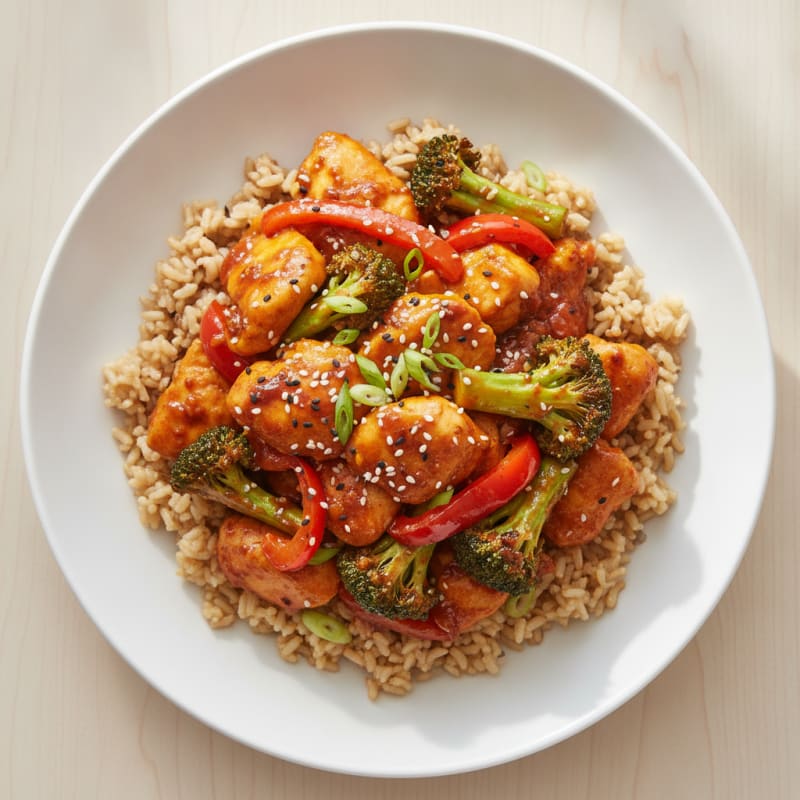 Spicy Gochujang Chicken Stir-Fry