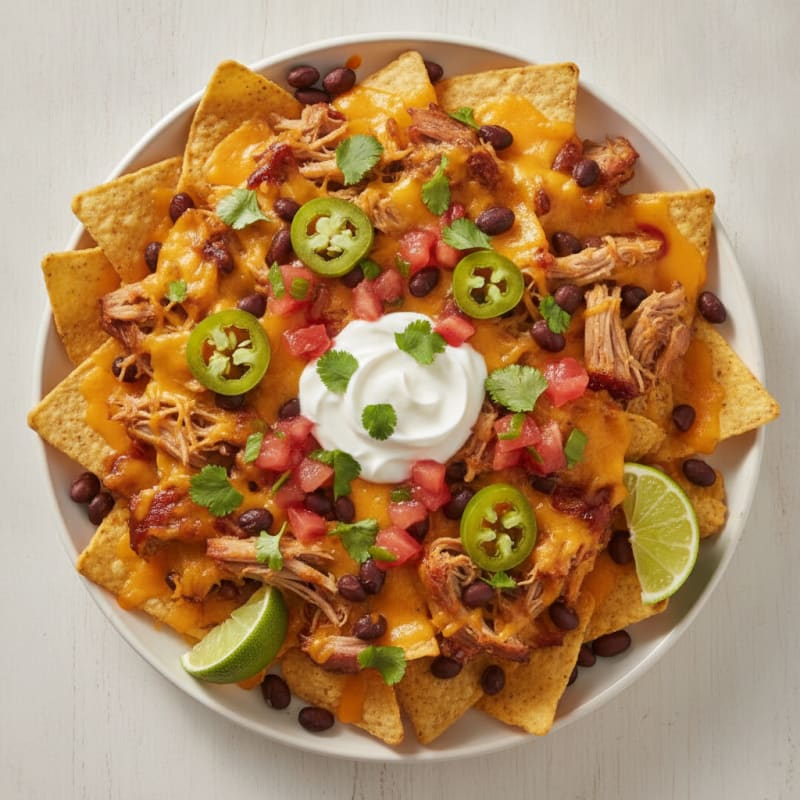 Smoky Pulled Pork Nachos