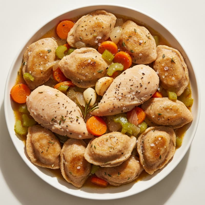 Homestyle Chicken and Herb Dumplings