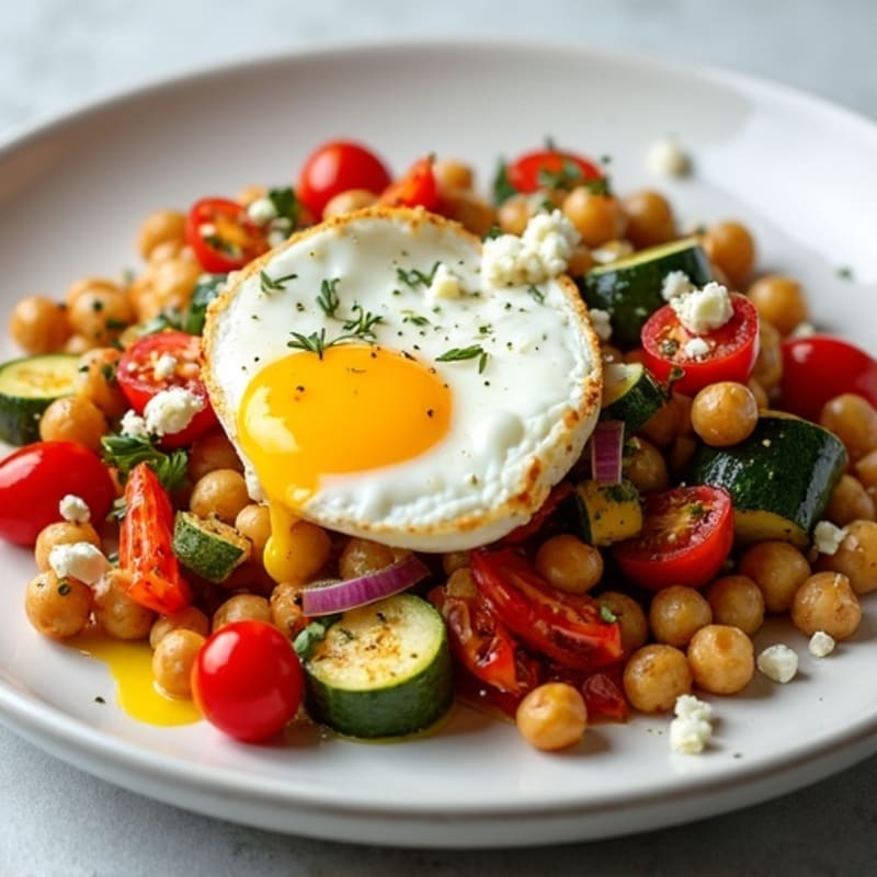 Crispy Sheet Pan Roasted Vegetables with Lemon-Herb Chickpeas
