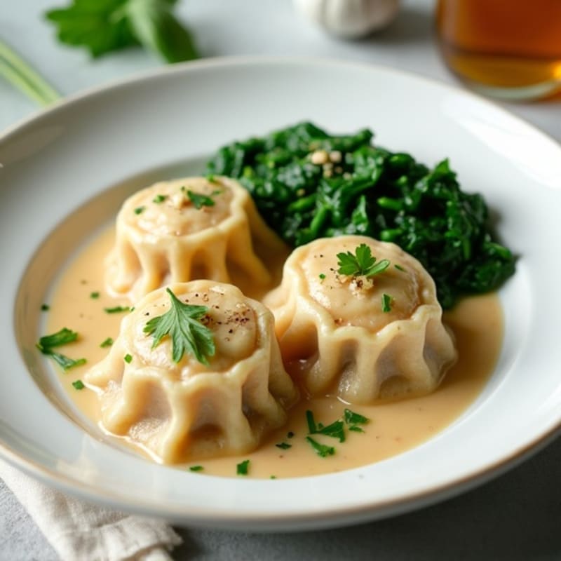 Lightened-Up Chicken and Herb Dumplings