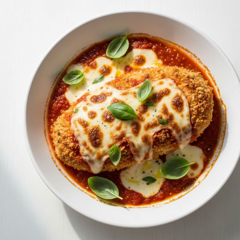Crispy Baked Chicken Parmesan