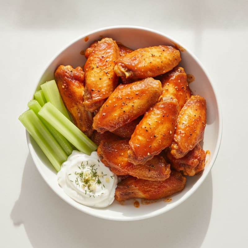 Sweet and Spicy BBQ Chicken Wings