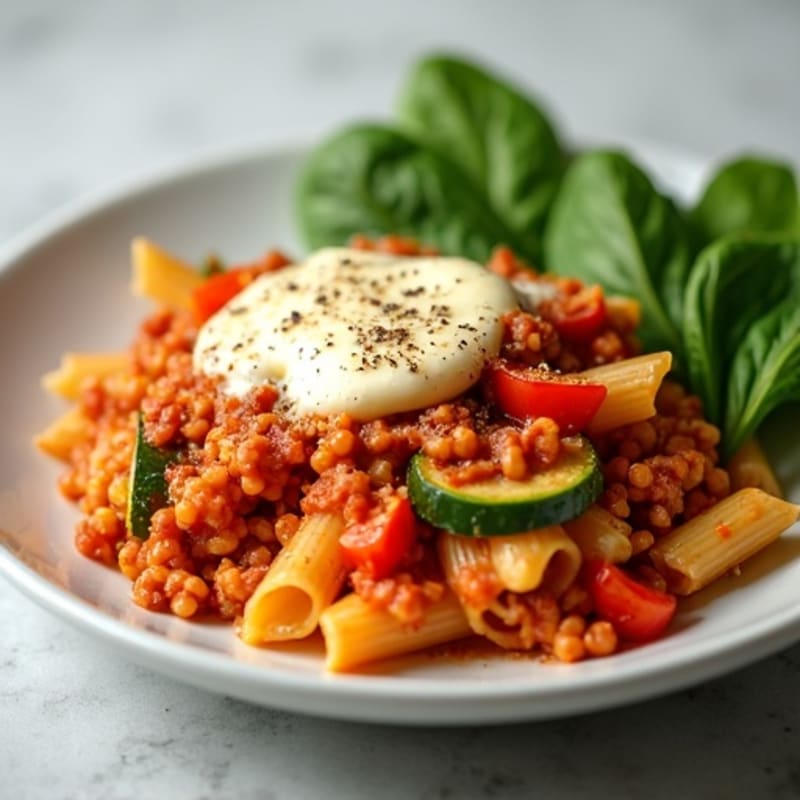 Protein-Packed Turkey and Veggie Baked Ziti