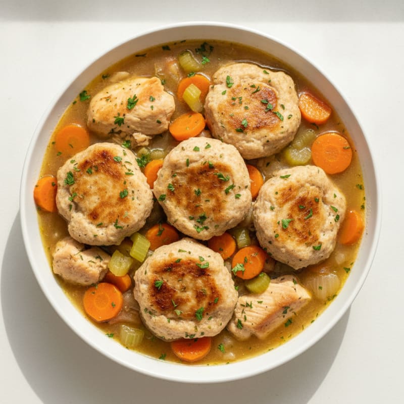 Homestyle Chicken and Herb Dumplings
