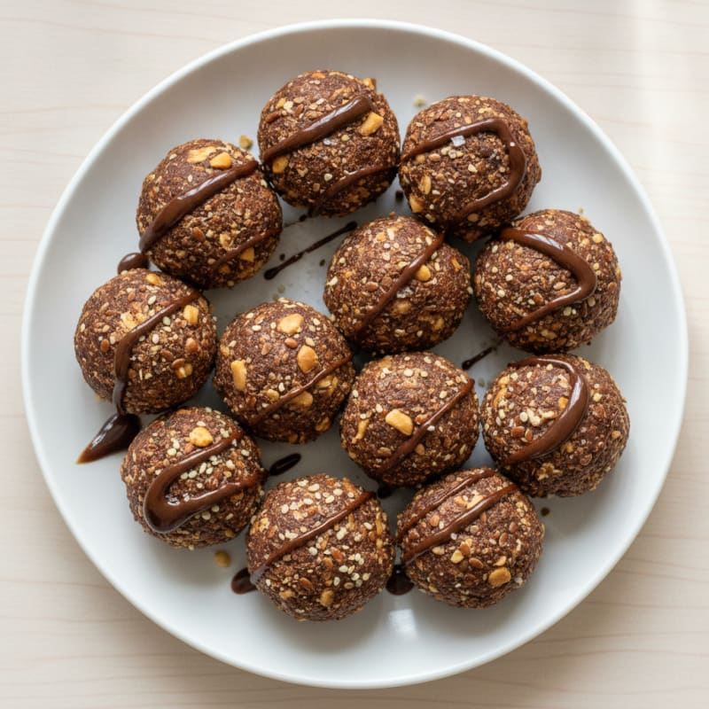 No-Bake Chocolate Peanut Butter Energy Bites