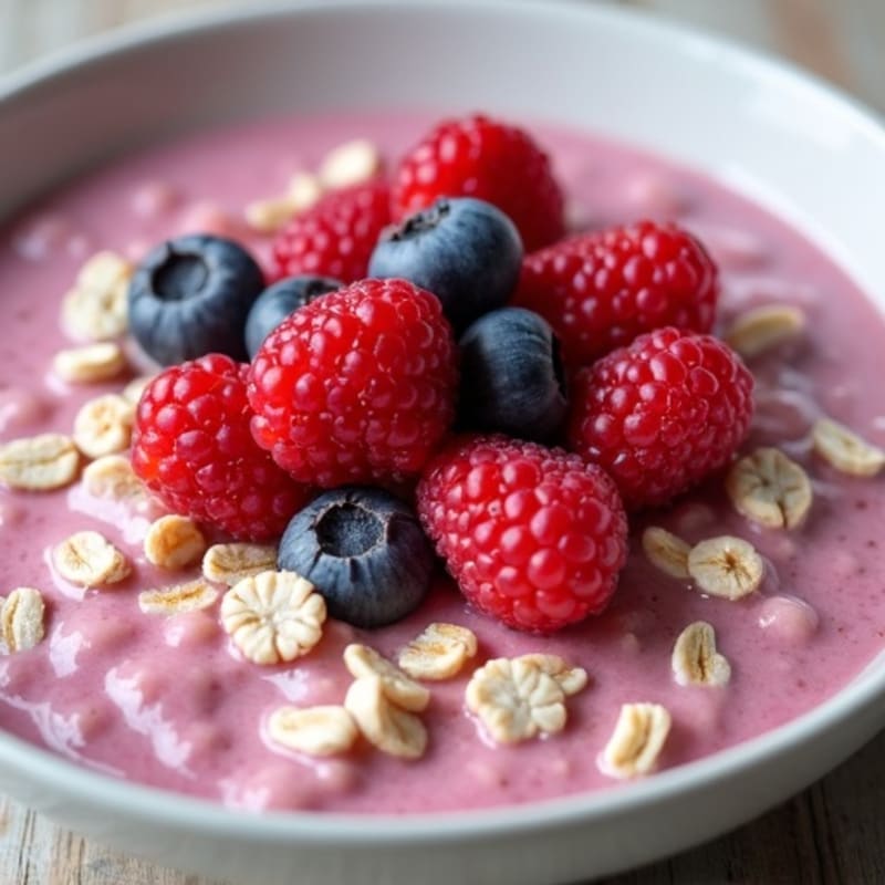 Protein-Packed Creamy Berry Porridge