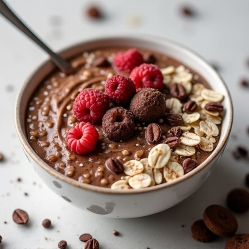 Creamy Chocolate Protein Oatmeal