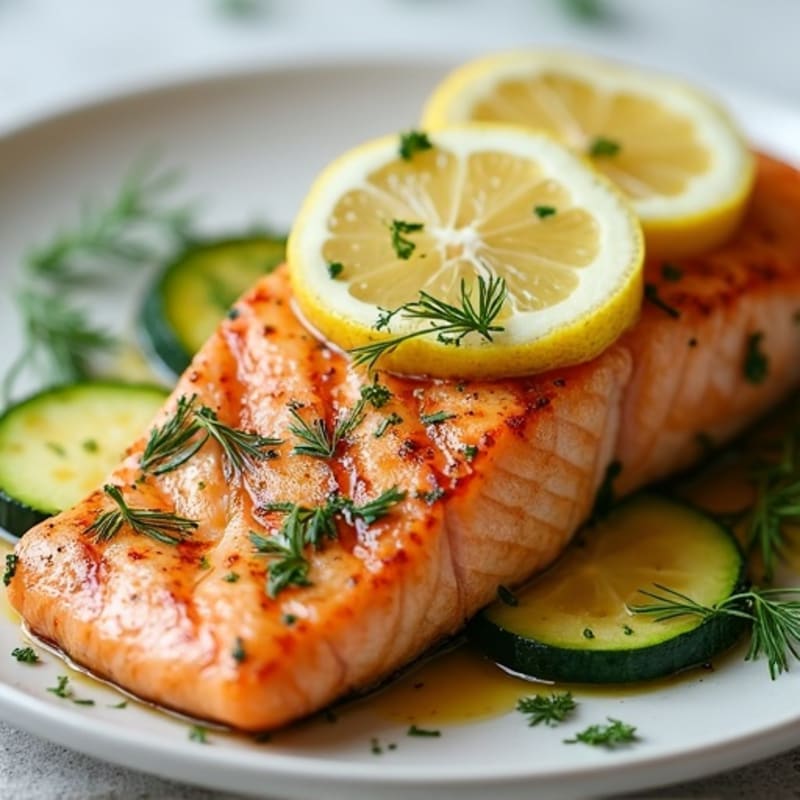 Lemon Herb Grilled Salmon