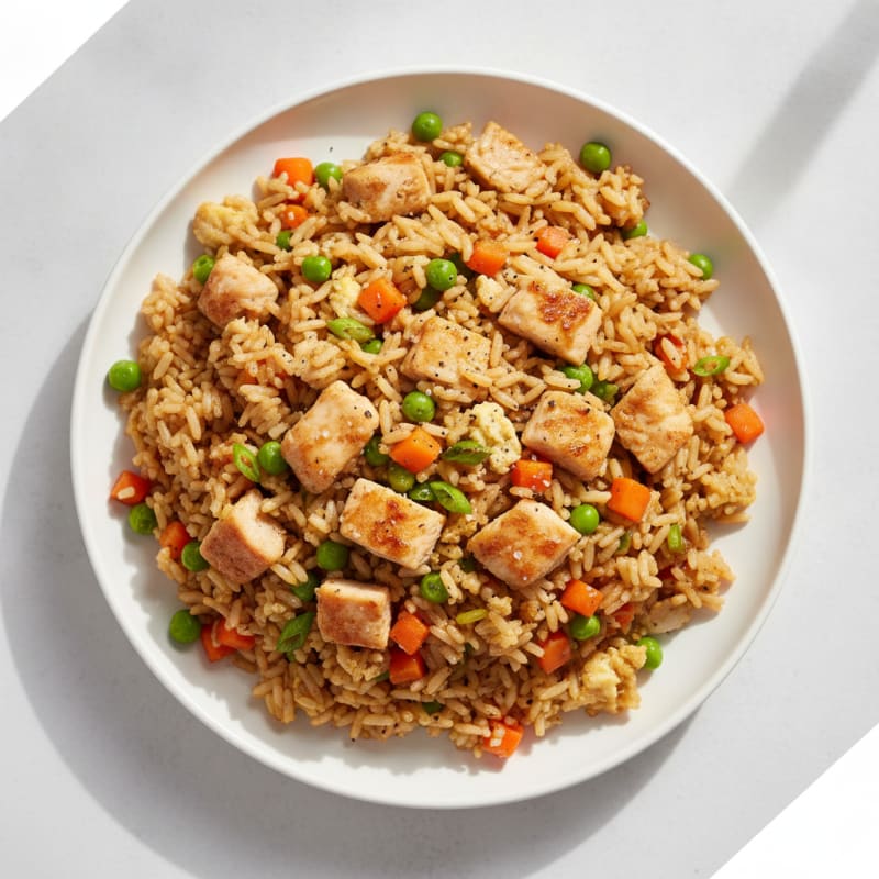 Clean Chicken and Vegetable Fried Rice